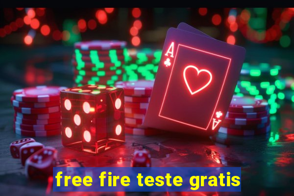 free fire teste gratis